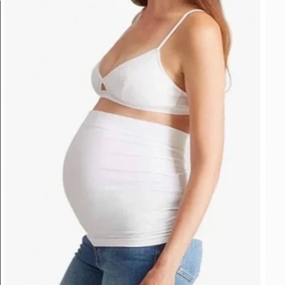 Isabel Maternity White Maternity Bellaband Belly Band - Picture 4 of 15